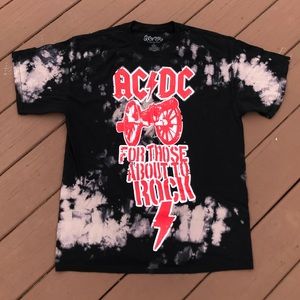 Shirts - Men’s AC / DC Toe Dye Shirt Shirts - Men’s AC / DC Toe Dye Shirt